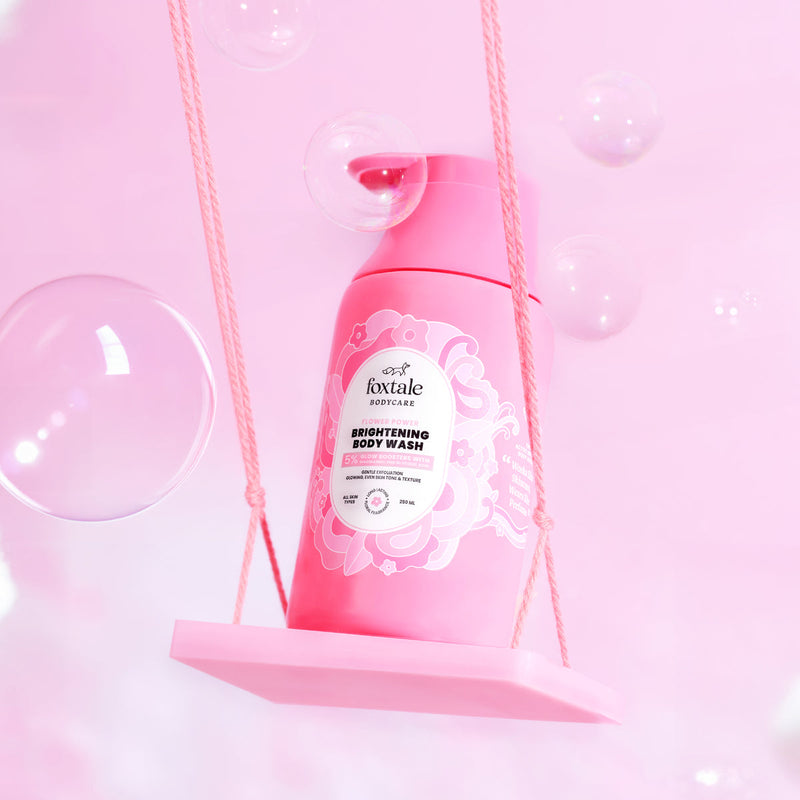 Foxtale Brightening Body Wash Even-Toned, Glowing Skin in 30 Days, 200ml Buy at Indicrest