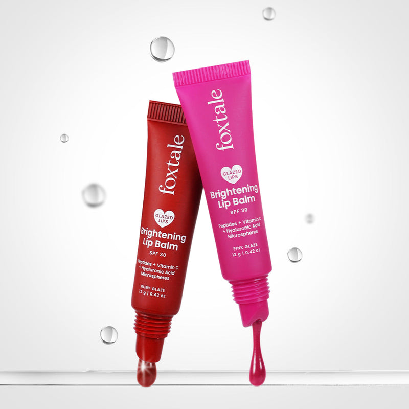 Foxtale Brightening Lip Balm SPF 30 | Kit of 2 | Fades Pigmentation & Brightens Lips in 15 Days Buy at Indicrest