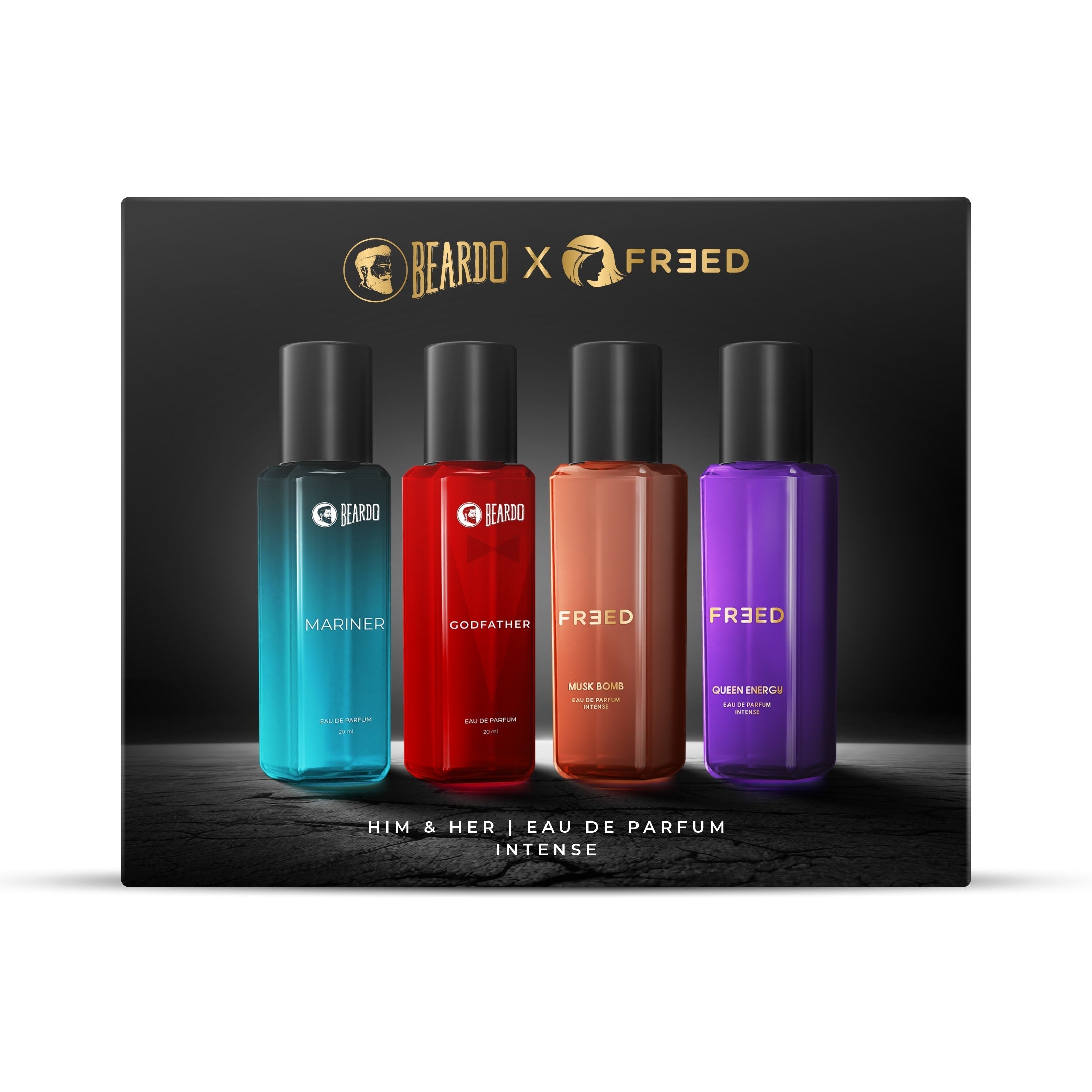 Beardo For Him and Her Perfume Giftset 20ml X 4 - Buy from Indicrest