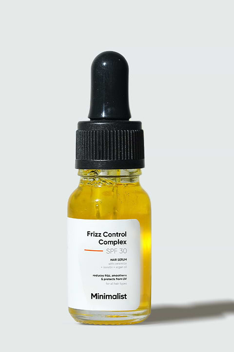 Minimalist Frizz Control Complex SPF 30 Hair Serum For reduces frizz, smoothens &amp; protects from UV, 50ml - Image 7 - Buy from Indicrest