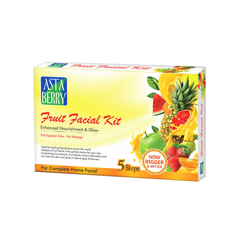 Astaberry Fruit Facial Kit| Deep Nourishment & Care(100 ml) - Image 2 - Buy from Indicrest