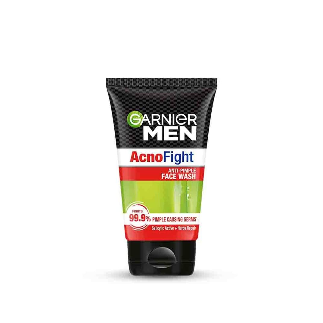 Garnier Men Acno Fight Anti Pimple Face Wash Front View