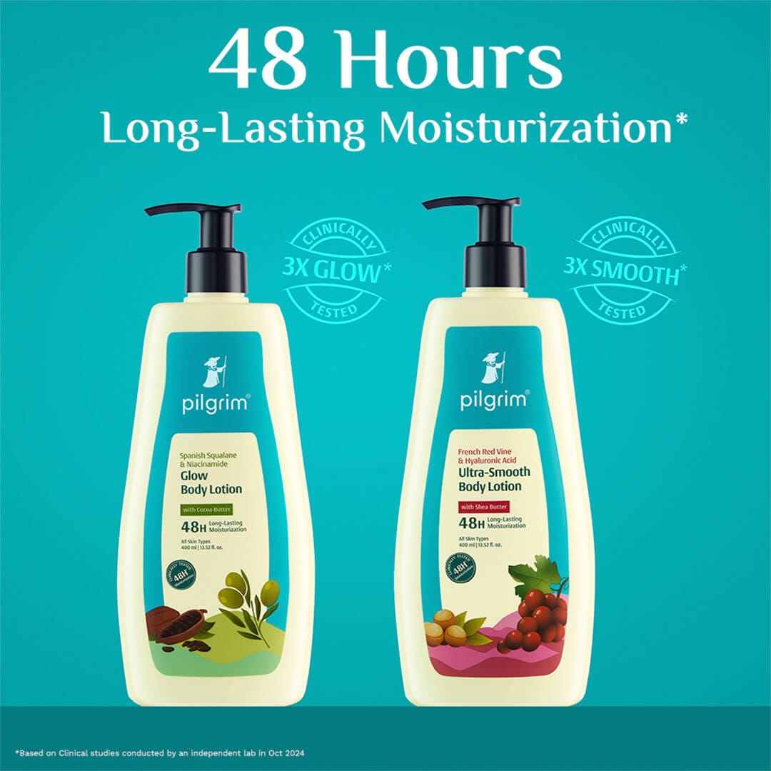 Pilgrim Spanish Squalane & Niacinamide Glow Body Lotion, 400ml - Image 9 - Buy from Indicrest
