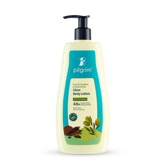 Pilgrim Spanish Squalane & Niacinamide Glow Body Lotion, 400ml - Buy from Indicrest
