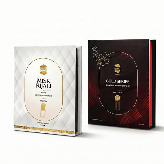 Gold Series & Misk Rijali Gift Set Pack of 4 (3 ML each) - Buy from Indicrest