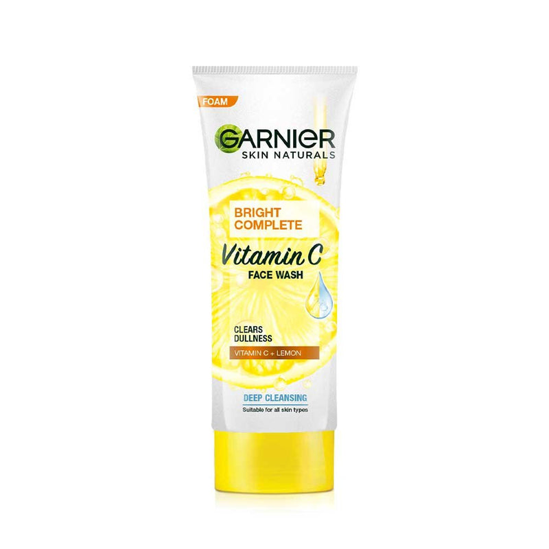 Garnier Bright Complete Vitamin C Facewash, 50g – Daily Brightening Cleanser Buy at Indicrest
