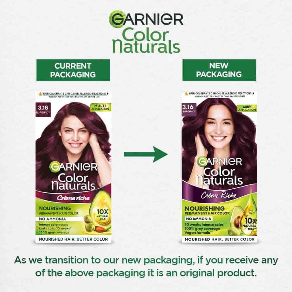 Garnier Color Naturals Hair Color Shade 3.16 Burgundy2