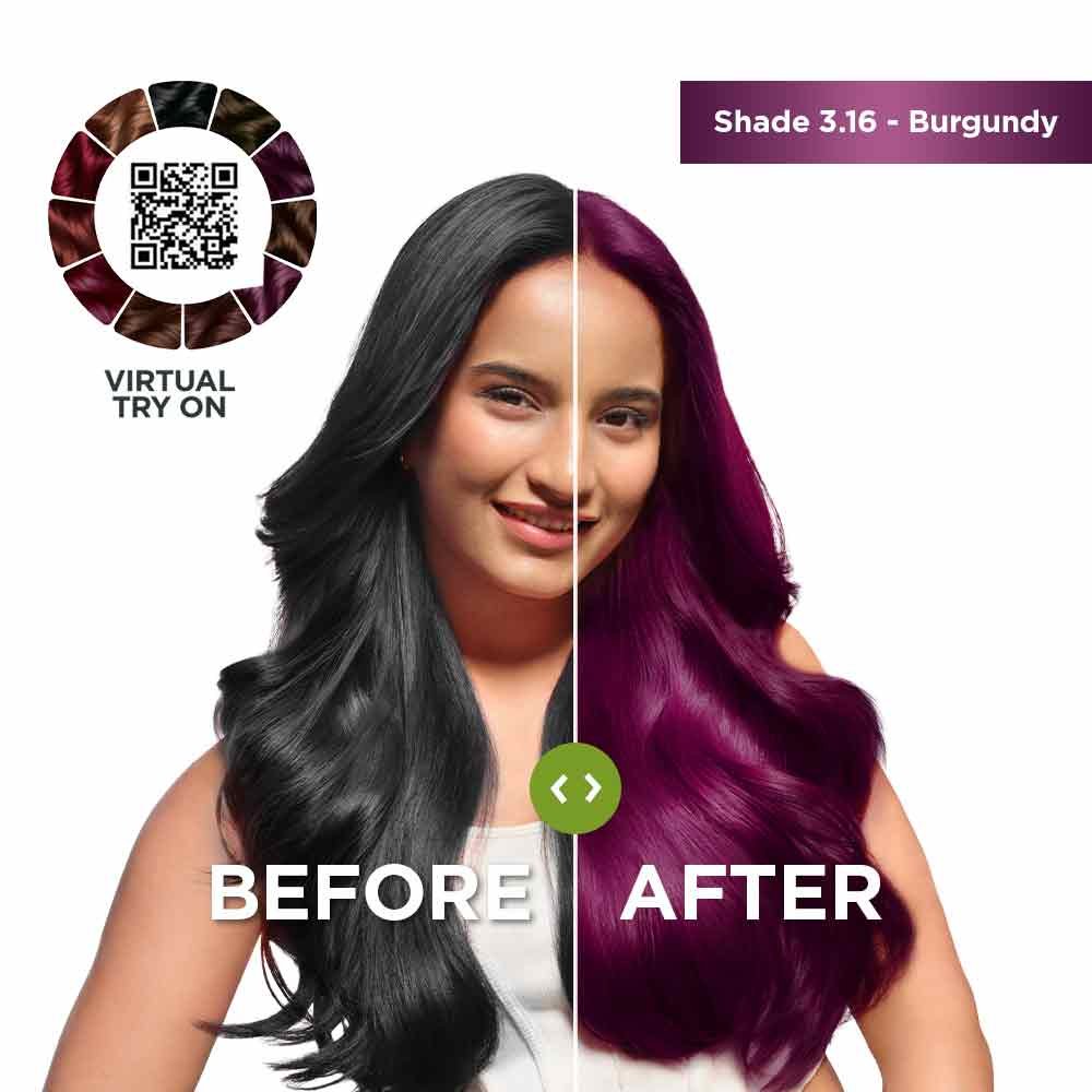 Garnier Color Naturals Hair Color Shade 3.16 Burgundy3