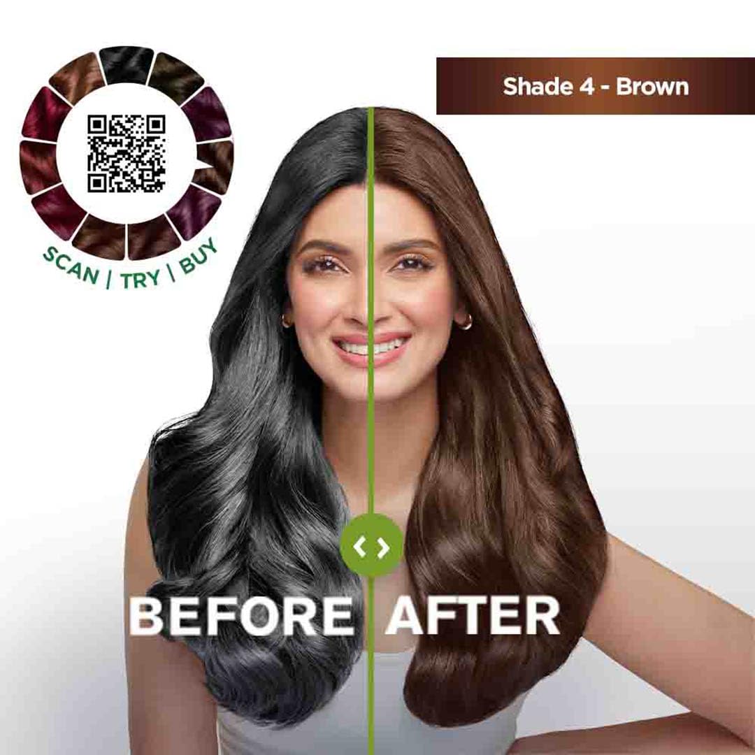 Garnier Hair Colour Brown Shade 400 mini pack contents