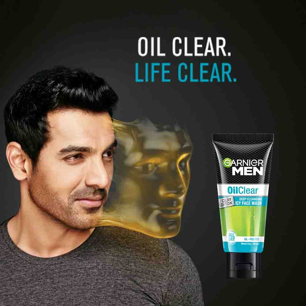 Garnier Men facewash oil control benefits