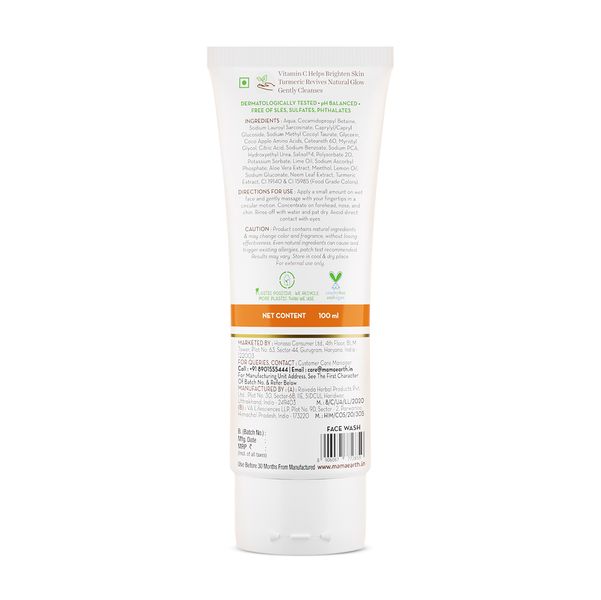 Gentle Sulphate-Free Mamaearth Face Wash 100ml Pack