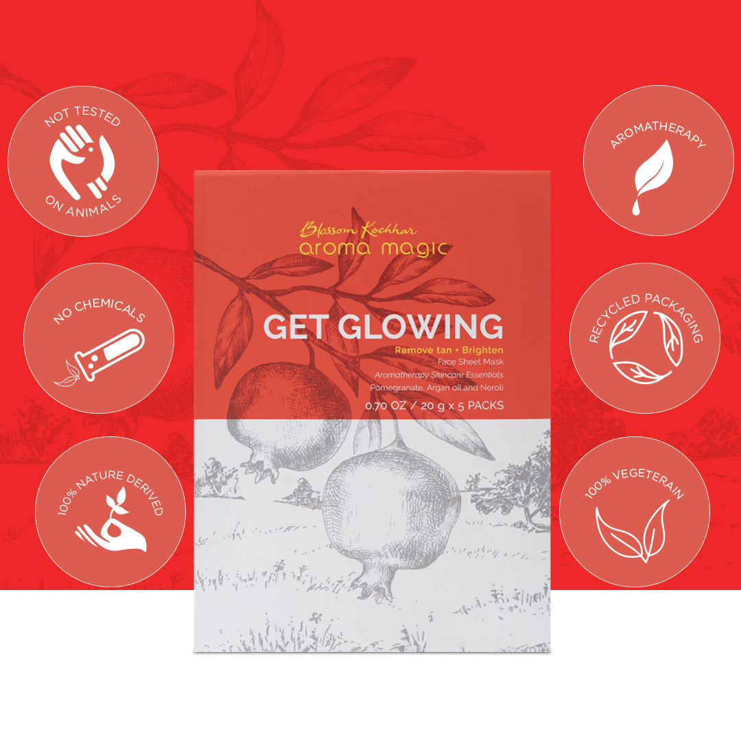 Aroma Magic Get Glowing Face Sheet Mask For Glowing Skin - Image 4 - Buy from Indicrest