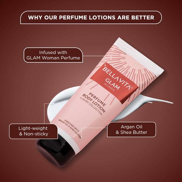 GLAM Woman Perfume Body Lotion - 200ml - Image 5 - Indicrest