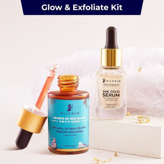 Pilgrim Glow & Exfoliate Kit - Buy from Indicrest