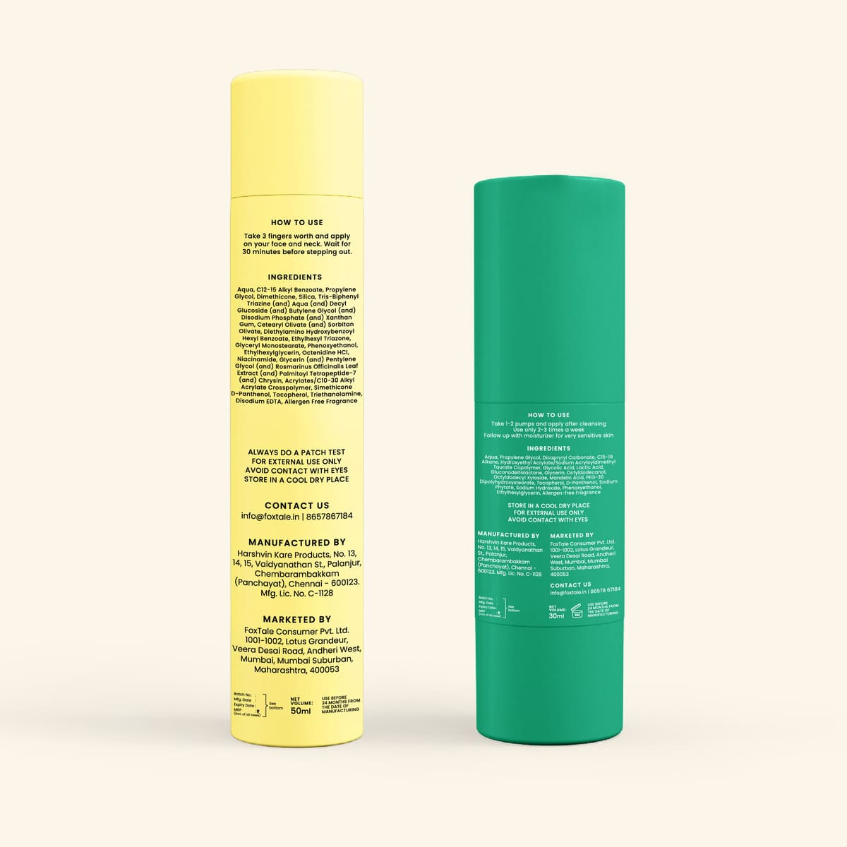 Foxtale Glow & Protect Duo SPF 70 Matte Finish Sunscreen + Overnight Glow Mask - Image 6 - Buy from Indicrest