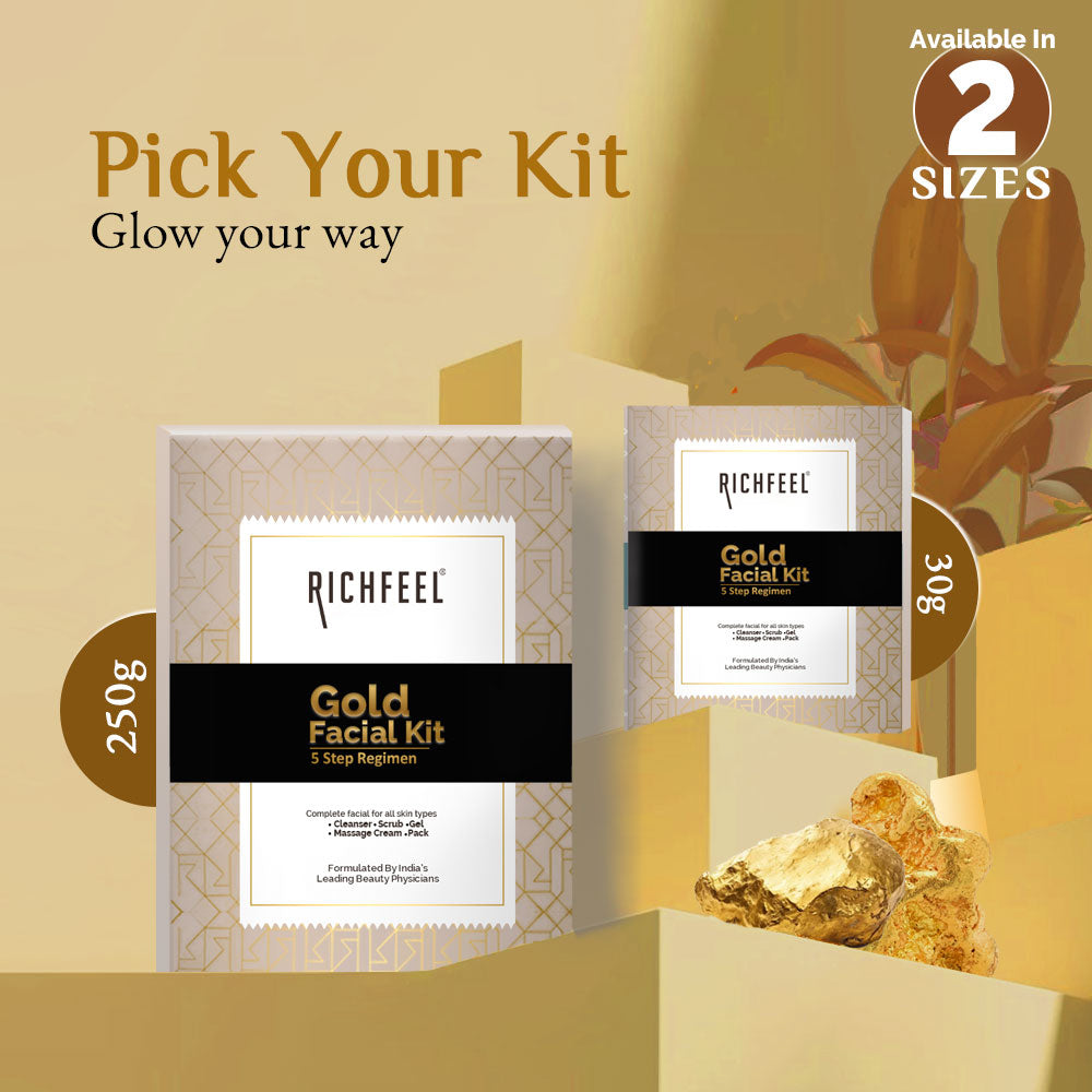 Richfeell Gold Facial Kit 250 g - Image 6 - Buy from Indicrest