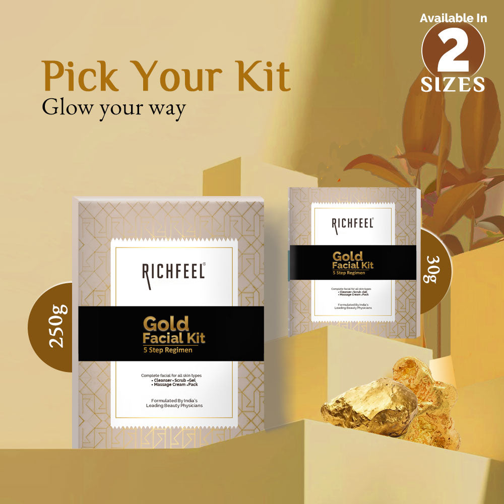 Richfeell Gold Facial Kit 30 g - Image 4 - Buy from Indicrest