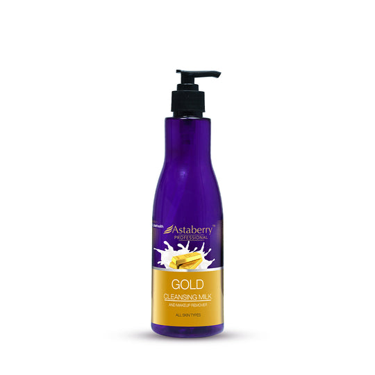 Astaberry Rose Gold Cleansing Milk | Makeup Remover and Deep Cleanse | 500ml - Buy from Indicrest