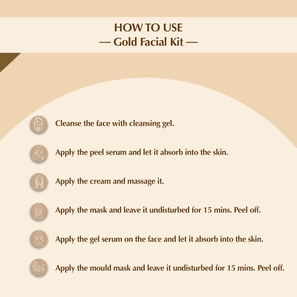 Sara Oxy D-TAN Mask, 400g + Gold Facial Kit, 43g - Image 4 - Buy from Indicrest