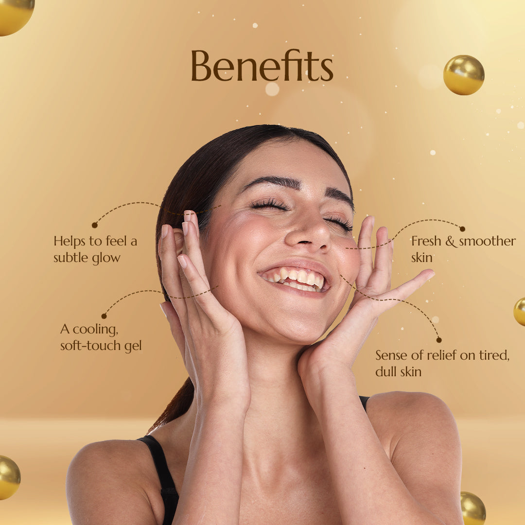 Astaberry Gold Gel | Glow Gel For Face - Image 7 - Buy from Indicrest