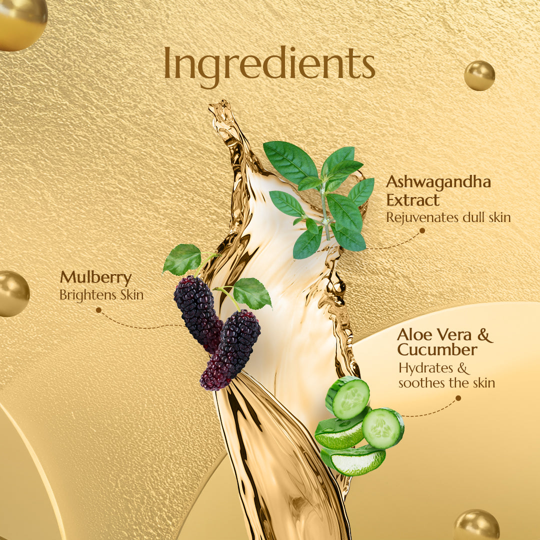Astaberry Gold Facial Kit With Serum | 5 Steps | 24 Carat Gold - Image 6 - Buy from Indicrest