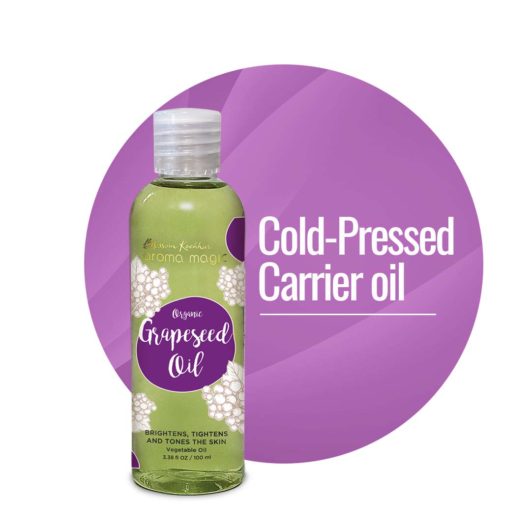 Aroma Magic Organic Grapeseed Oil, 100ml - Buy from Indicrest