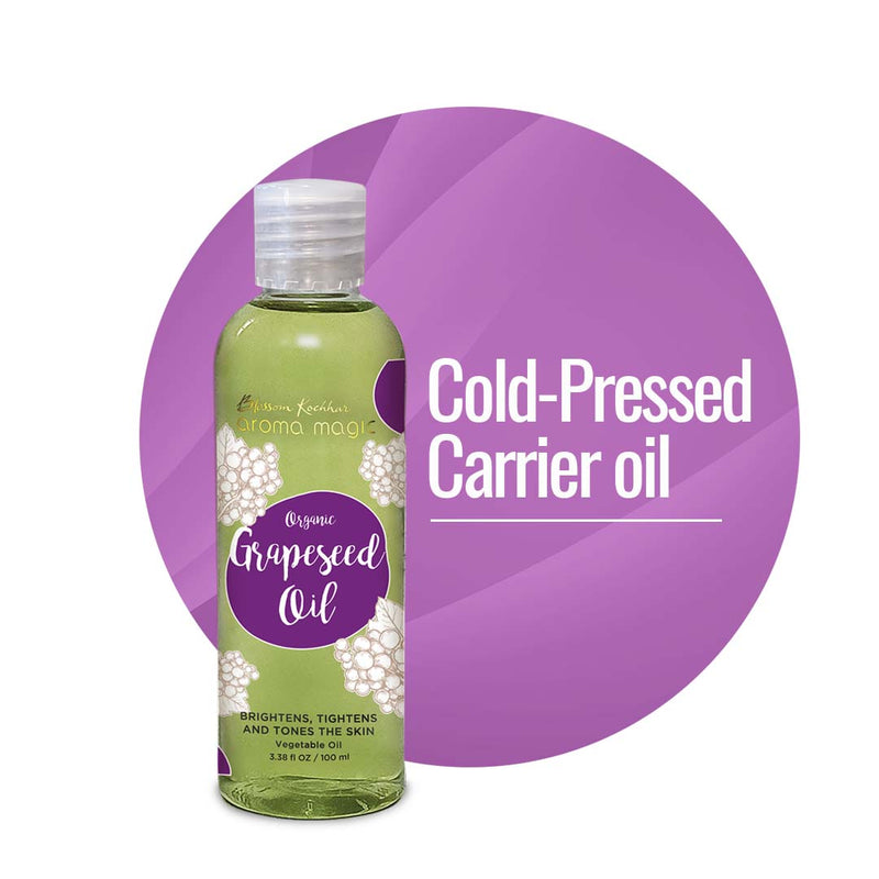 Aroma Magic Organic Grapeseed Oil, 100ml - Buy from Indicrest