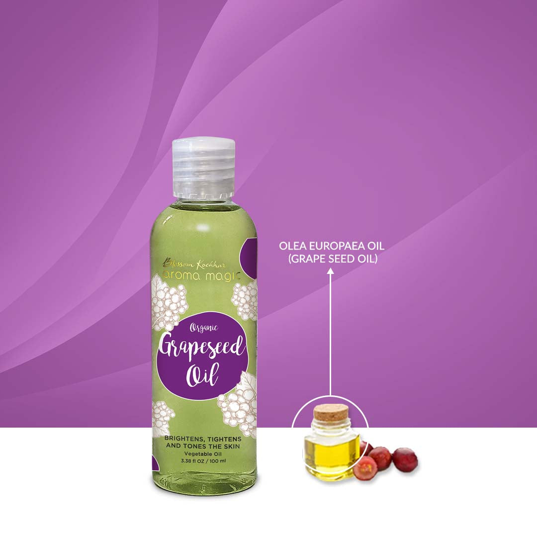 Aroma Magic Organic Grapeseed Oil, 100ml - Image 5 - Buy from Indicrest