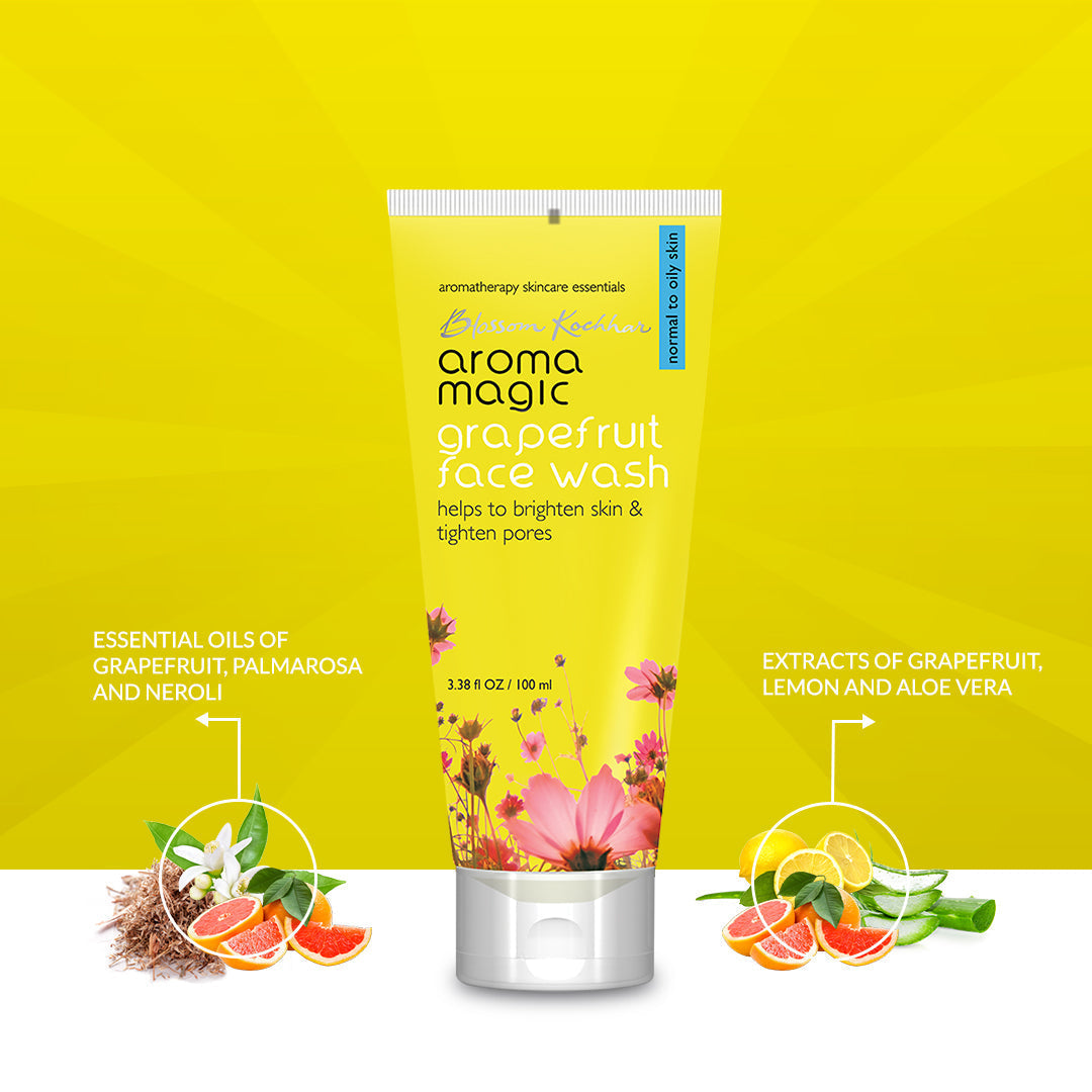 Aroma Magic Grapefruit Face Wash For Brightening &  Pore tightening, 20ml - Image 4 - Buy from Indicrest