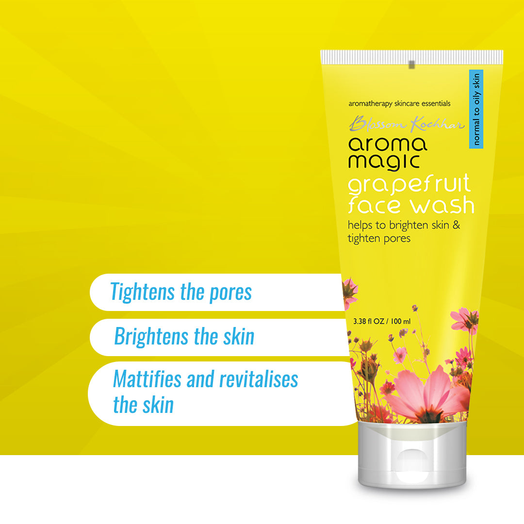 Aroma Magic Grapefruit Face Wash For Brightening &  Pore tightening, 20ml - Image 3 - Buy from Indicrest