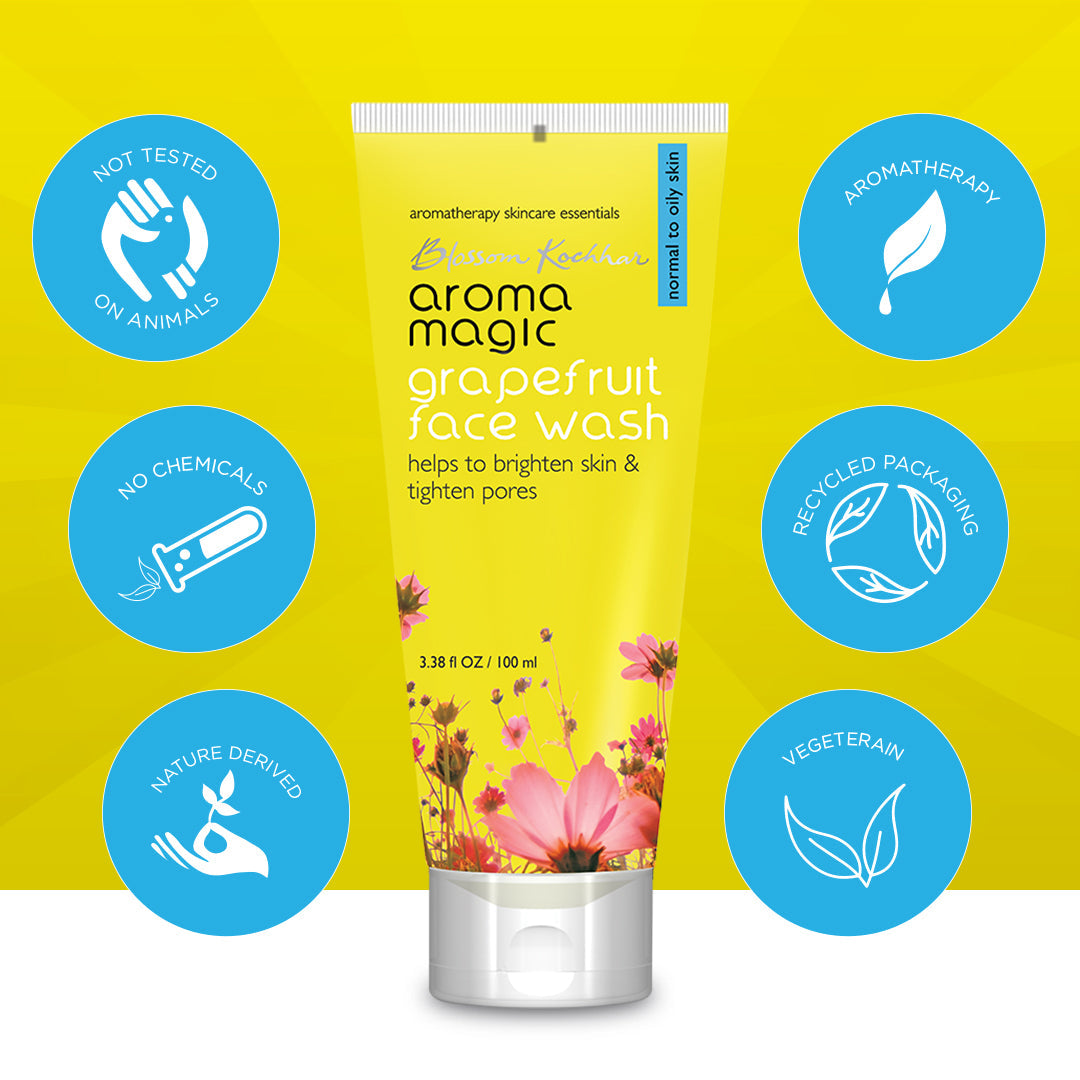 Aroma Magic Grapefruit Face Wash For Brightening &  Pore tightening, 20ml - Image 5 - Buy from Indicrest