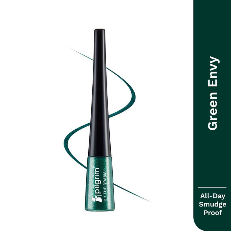 pilgrim oh the drama metallic eyeliner green envy 23   Buy from Indicrest