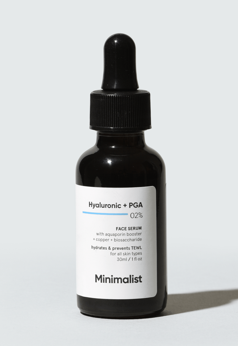 Minimalist Hyaluronic + PGA 2% Face Serum For Intense, Multi-Level Hydration without the Oily Feel, 30ml - Buy from Indicrest