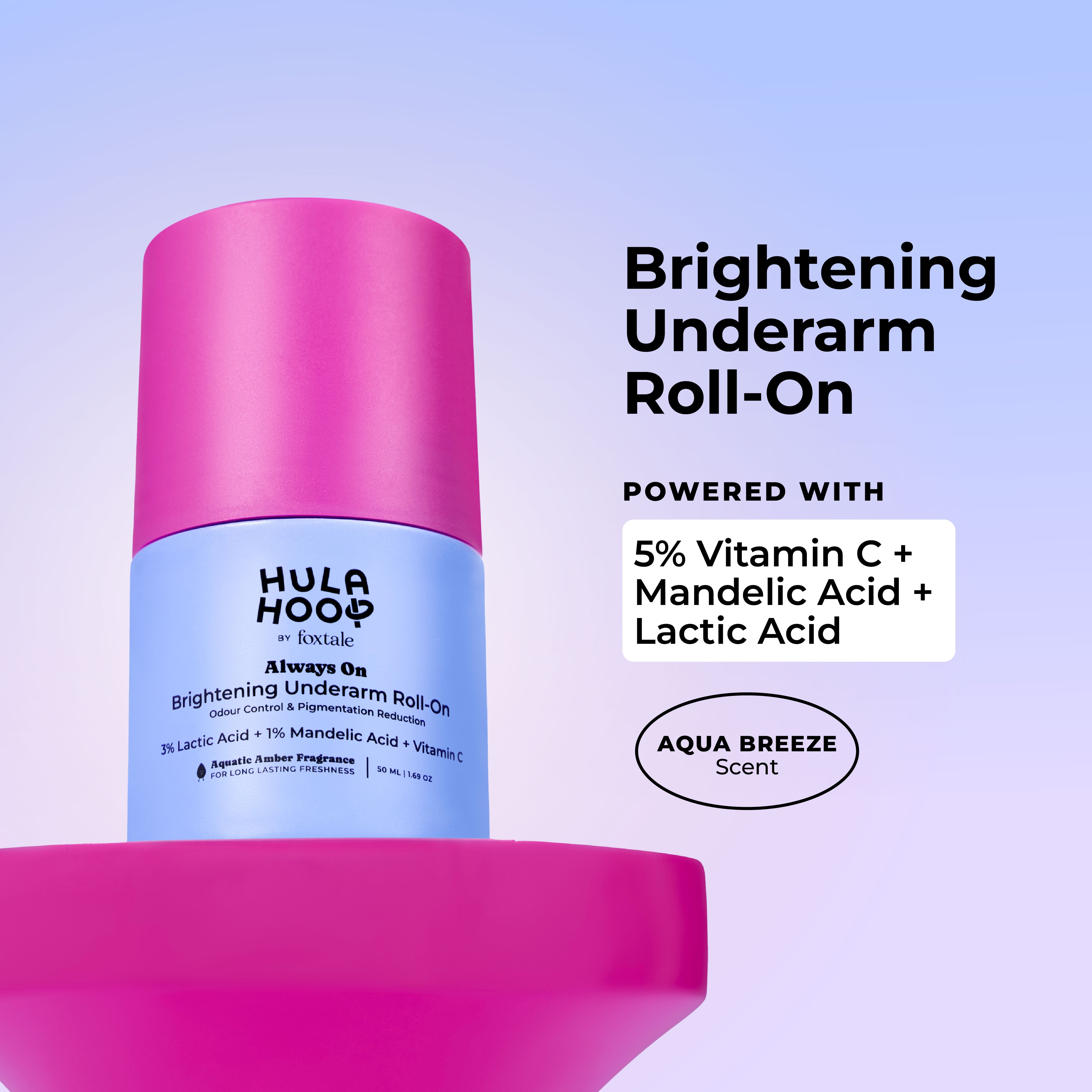Foxtale Brightening Underarm Roll-On with Vitamin C - Buy from Indicrest