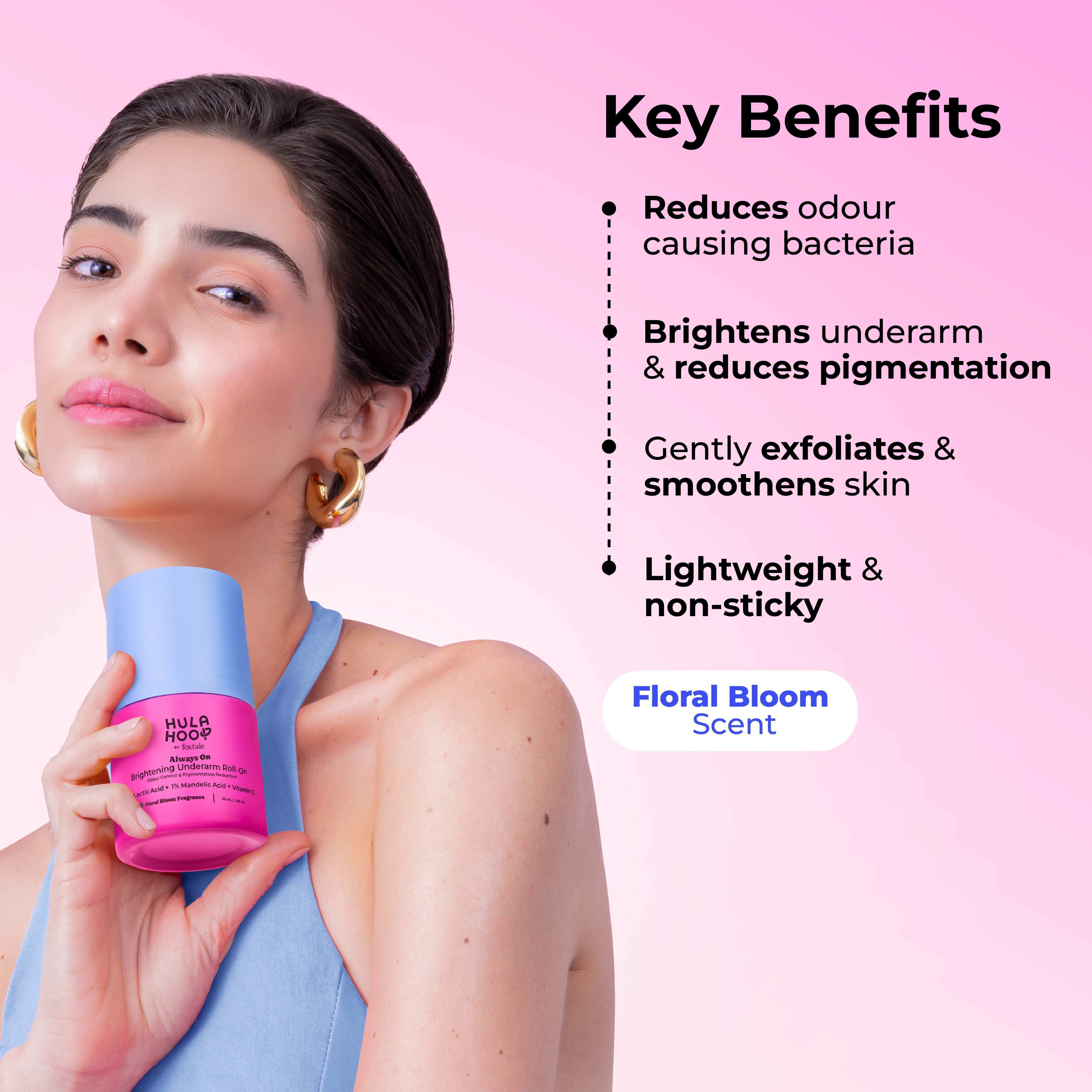 Foxtale Brightening Underarm Roll-On with Vitamin C - Image 2 - Buy from Indicrest