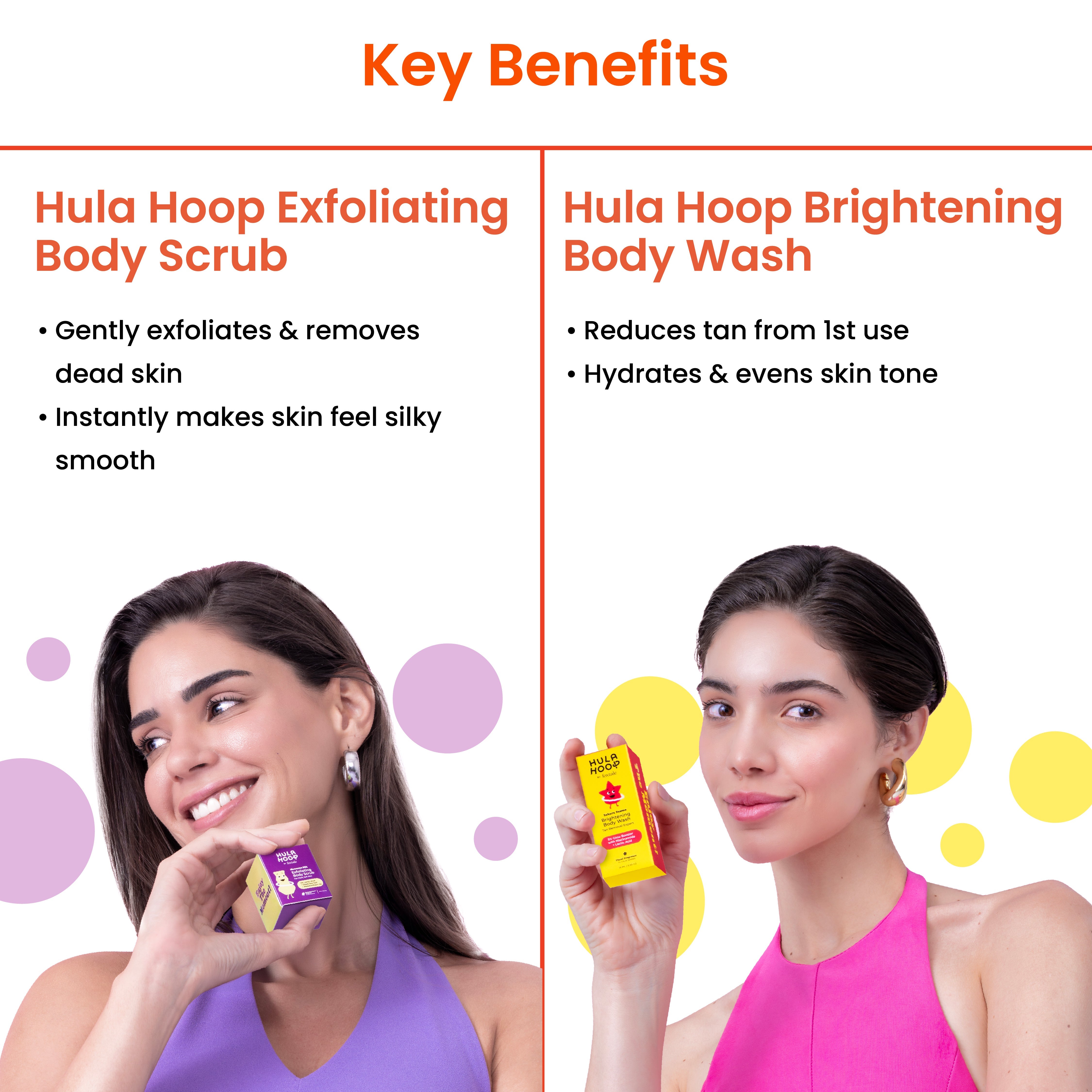 Foxtale Foxtale Holi Grail Kit Hydrating Cleanser + Skin Radiance Mask + Nourishing Ceramide Moisturizer + Hula Hoop Exfoliating Body Scrub Mini + Hula Hoop Brightening Body Wash Min - Image 4 - Buy from Indicrest