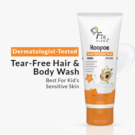 Fixderma Hoopoe Gentle Hair & Body Wash, 100ml - Buy from Indicrest