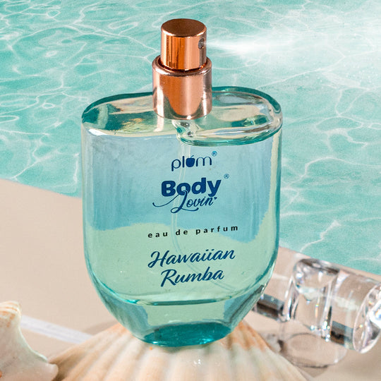 Plum Hawaiian Rumba Eau De Parfum (Perfume) by Plum BodyLovin' | Fresh Beachy Fragrance | Long Lasting | Easy To Carry, 50ml Buy at Indicrest