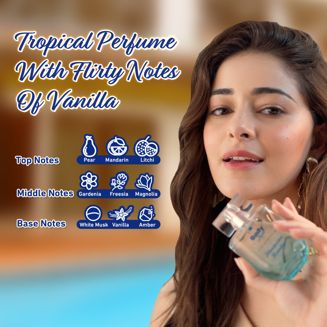 Plum Hawaiian Rumba Eau De Parfum (Perfume) by Plum BodyLovin' | Fresh Beachy Fragrance | Long Lasting | Easy To Carry, 50ml