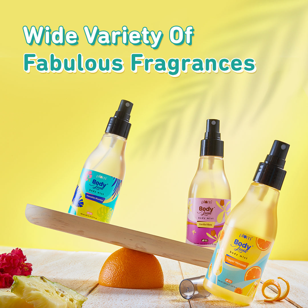 Plum Hawaiian Rumba Body Mist by Plum BodyLovin' | Long Lasting |Travel-Friendly | Fun Beachy Fragrance | Perfume Body Spray, 150ml