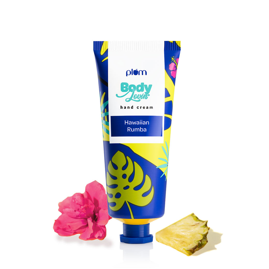 Plum Hawaiian Rumba Hand Cream by Plum BodyLovin' | Intensely Moisturizes | Lightweight Formula | Fresh Beachy Fragrance, 50g