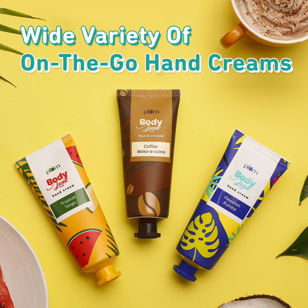 Plum Hawaiian Rumba Hand Cream by Plum BodyLovin' | Intensely Moisturizes | Lightweight Formula | Fresh Beachy Fragrance, 50g