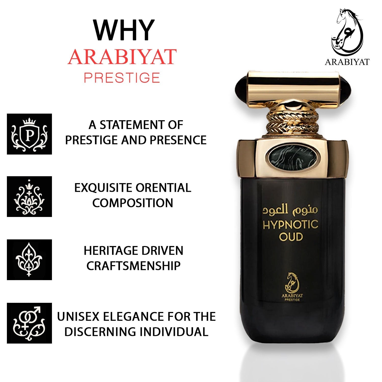 Arabiyat Prestige Hypnotic Oud  EDP, 100ml UNISEX - Image 8 - Buy from Indicrest
