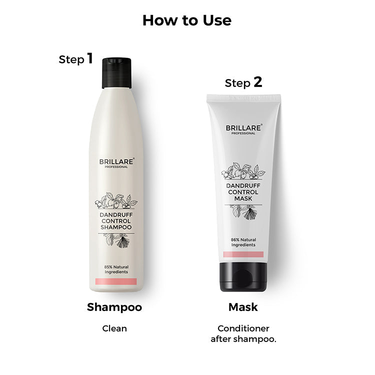 Brillare Dandruff Control Shampoo & Conditioner with Hair Wrap Towel Combo - Image 5 - Buy from Indicrest