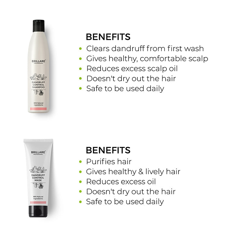 Brillare Dandruff Control Shampoo & Conditioner with Hair Wrap Towel Combo - Image 6 - Buy from Indicrest