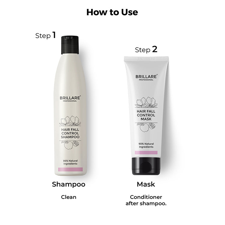 Brillare Hair Fall Control Shampoo & Conditioner with Hair Wrap Towel Combo - Image 5 - Buy from Indicrest