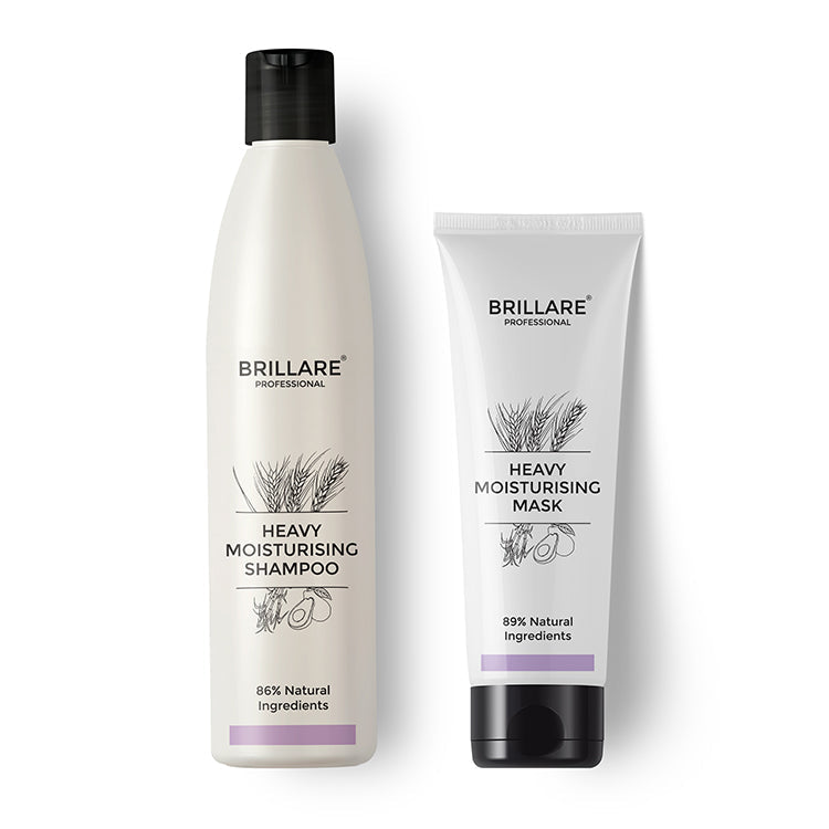 Brillare Heavy Moisturising Shampoo & Conditioner with Hair Wrap Towel Combo - Image 2 - Buy from Indicrest