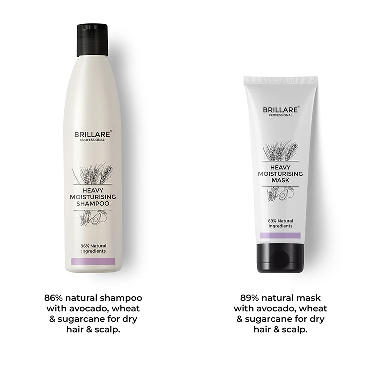 Brillare Heavy Moisturising Shampoo & Conditioner with Hair Wrap Towel Combo - Image 4 - Buy from Indicrest