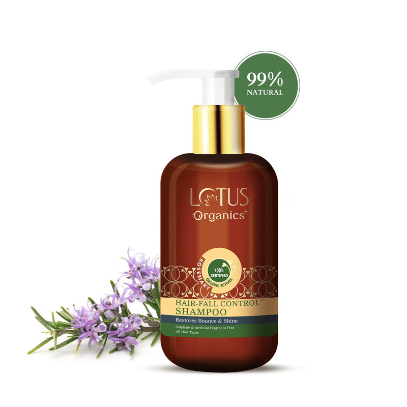 Lotus Herbals Organics+ Hair Fall Control Shampoo, 300ml