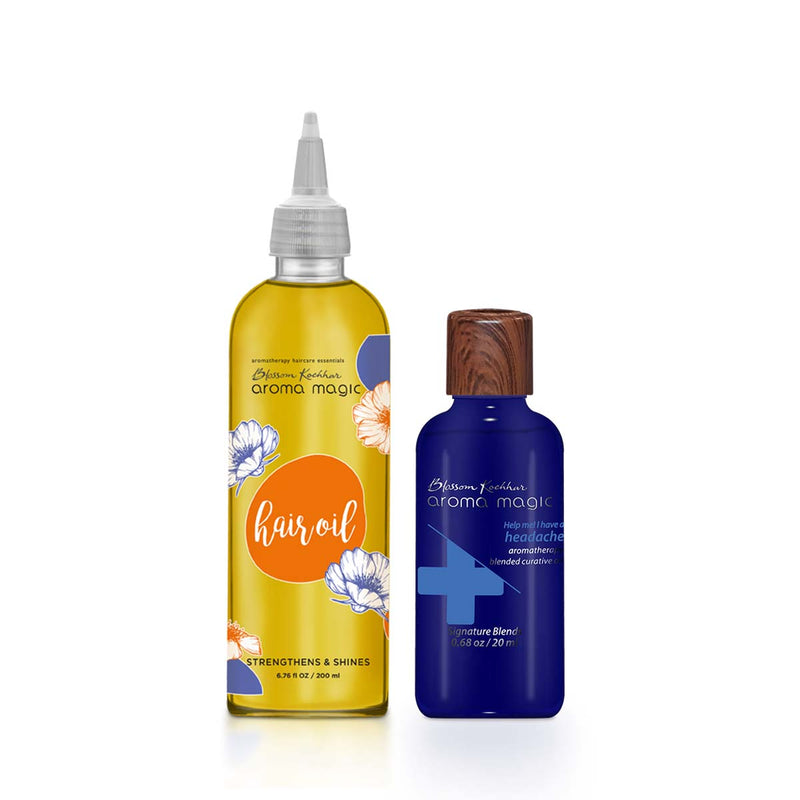Aroma Magic Hair Oil with Headache Relief Oil Combo - Buy from Indicrest